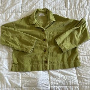 Corduroy jacket💚☘️🌿🍏🧩❇️